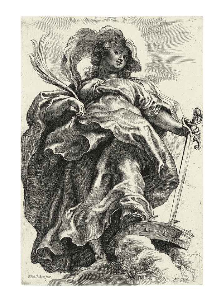  彼得·保罗·鲁本斯 Peter Paul Rubens——云里的圣凯瑟琳